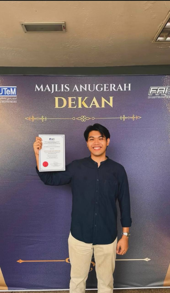 Anugerah Dekan Certificate