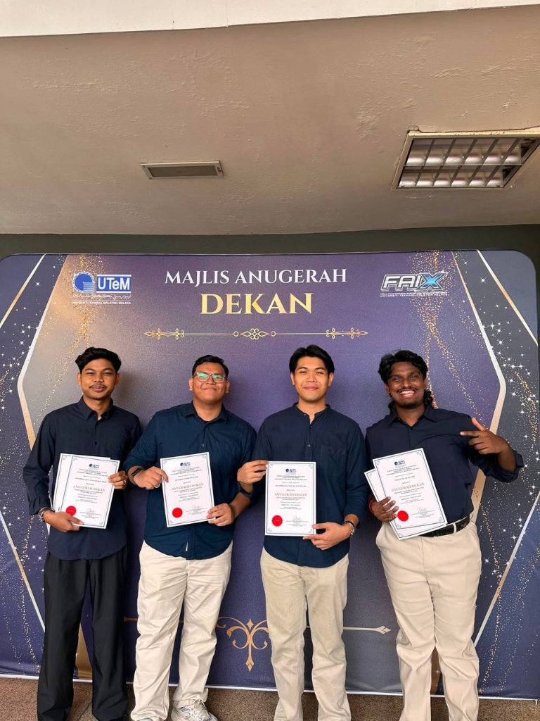 Dean's List Award with Friends