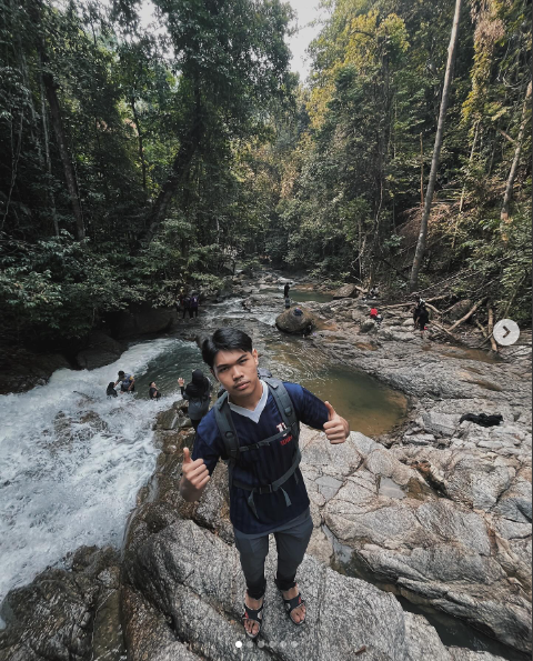 Hiking at River Rapids